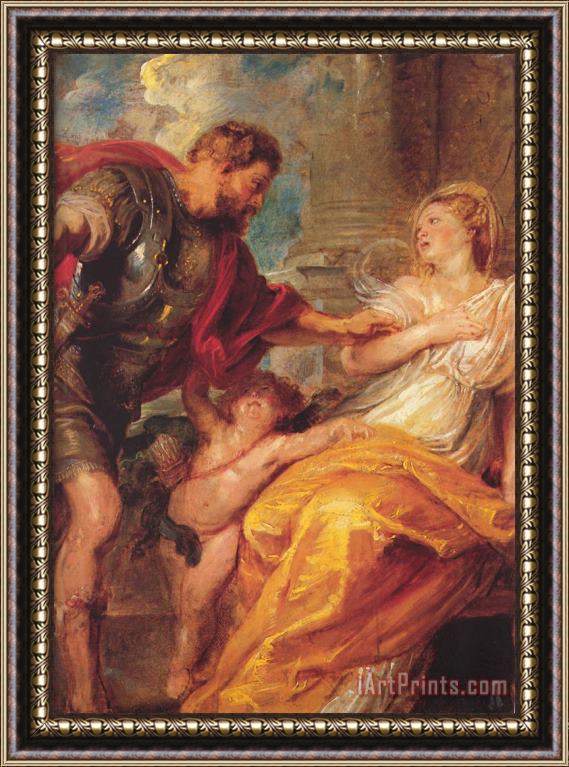 Peter Paul Rubens Mars And Rhea Silvia [detail] Framed Print
